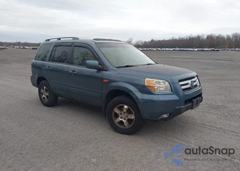 2007 Honda Pilot Ex-L из США, поврежденный, VIN 2HKYF18537H525090
